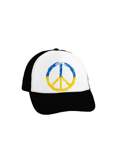 Ukrajina - Peace kšiltovka truckerka Black cap