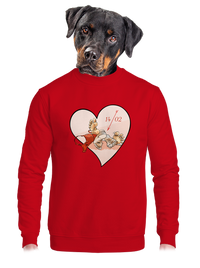 unisex mikina bez kapuce