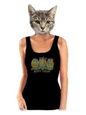 Happy Easter dámské tílko klasické Black