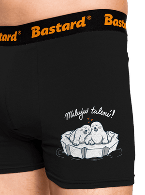 Miluju tulení boxerky Black