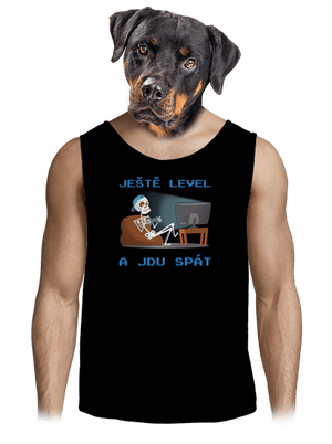 Ještě level pánské tílko Black