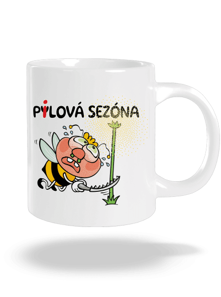Pylová sezóna velký hrnek White
