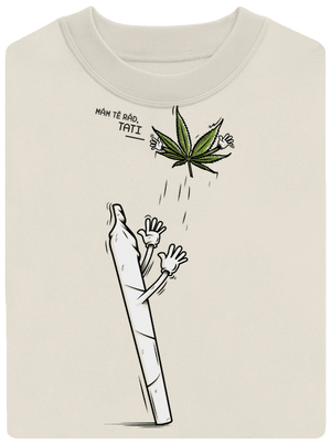 Joint a syn unisex mikina bez kapuce Off White