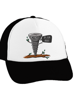 Já jsem Vruut kšiltovka truckerka Black cap
