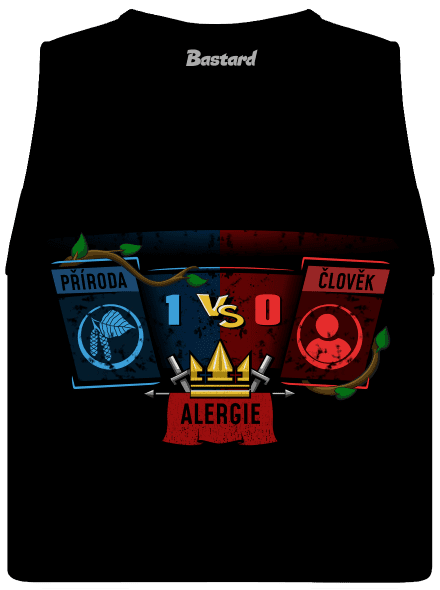 Příroda vs. člověk dámské tílko volné Black