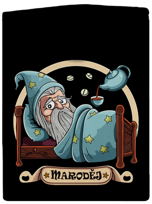 Maroděj dámská mikina na zip Black