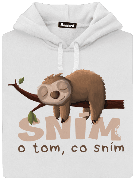 Sním o tom, co sním dámská mikina klokanka White