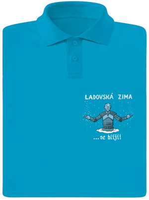Ladovská zima se blíží pánská polokošile Blue Atol