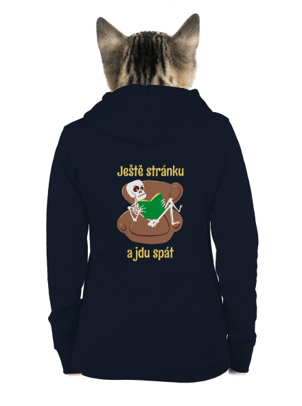 Ještě stránku dámská mikina na zip Navy Mal