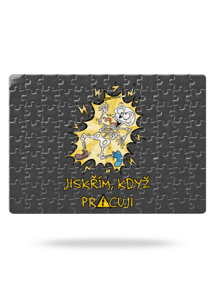 Jiskřím puzzle White