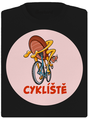 Cyklíště dámské sportovní tričko Black