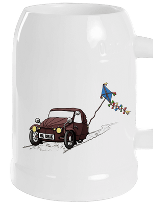 Hadrák půllitr White