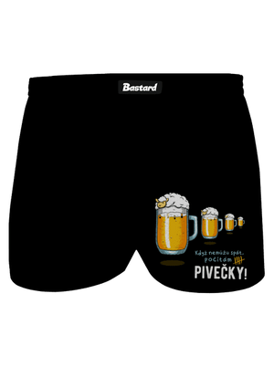 Pivečka pánské trenky Black