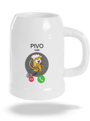 Pivo volá půllitr White