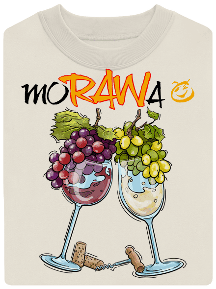 Morawa unisex mikina bez kapuce Off White