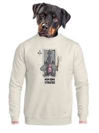 unisex mikina bez kapuce