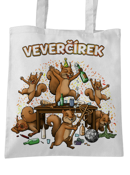 Veverčírek taška White