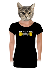 dámské tričko s lemem