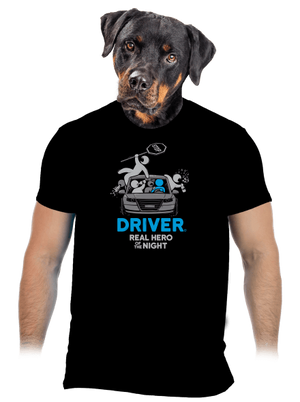 Driver pánské tričko Black