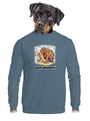 unisex mikina bez kapuce