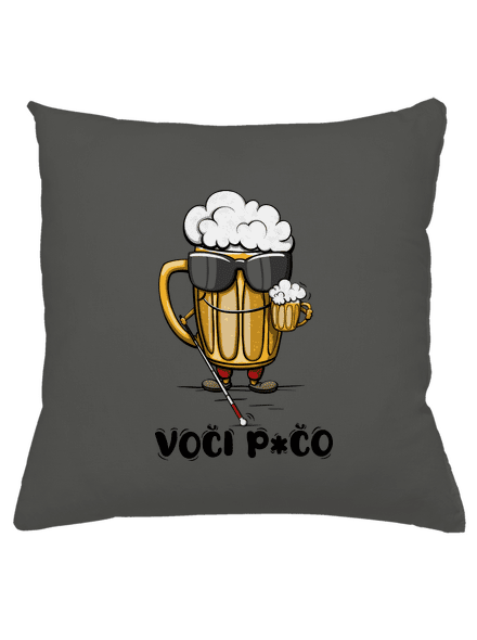 Voči p*čo polštář Gray Pol