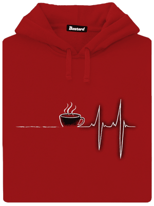 Coffee help dámská mikina klokanka Red Mal