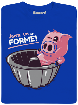 Ve formě pánské dlouhý rukáv Royal Blue