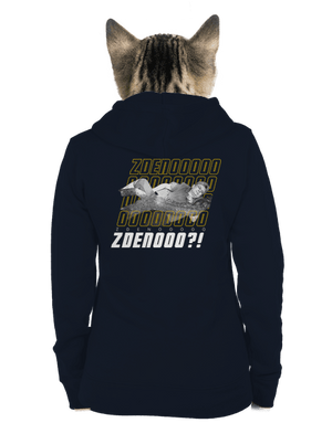 B18: Bába pod kořenem dámská mikina na zip Navy Mal