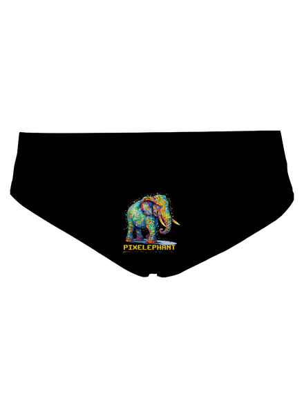 Pixelephant dámské kalhotky Black