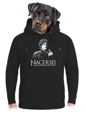 Nacersei unisex mikina premium Dark Black