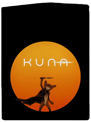 Kuna pánská mikina na zip Black