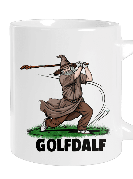 Golfdalf velký hrnek White
