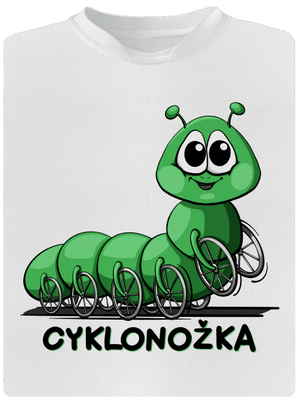 Cyklonožka dětské sportovní tričko White