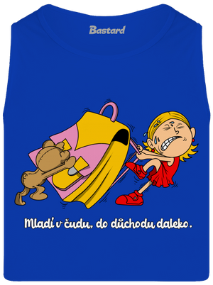 Školačka pánské tílko Royal Blue