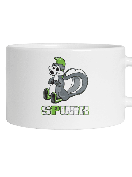 Spunk hrnek makronka White