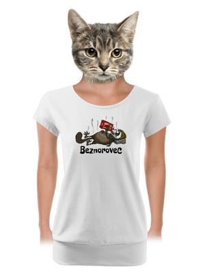 dámské tričko s lemem