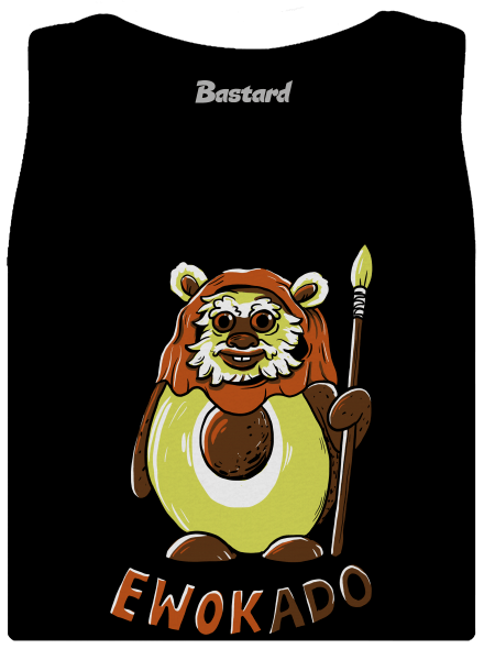 Ewokado dámské tílko klasické Black