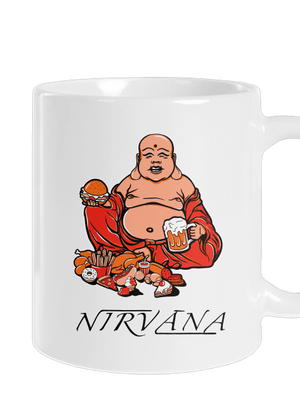 Nirvána klasický hrnek White