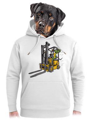 Ještěrka  unisex mikina premium Snowwhite