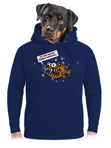 Mořský ďas unisex mikina premium Navy