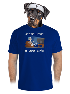 Ještě level pánské sportovní tričko Royal Blue Mal