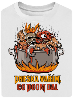 Co Doom dal unisex tričko oversized White