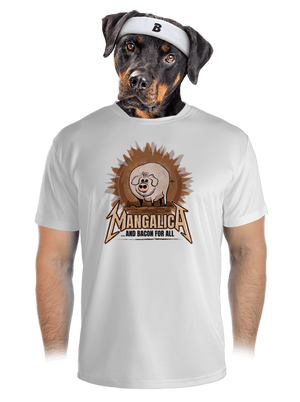 Mangalica pánské sportovní tričko White