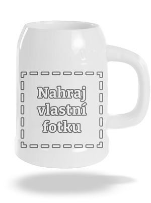Vlastní potisk půllitr White