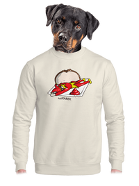 unisex mikina bez kapuce