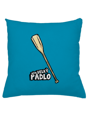 Velký pádlo polštář Blue Turquoise