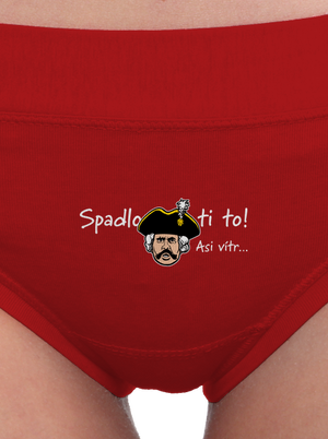 Spadlo ti to dámské kalhotky Red Mal