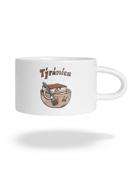 Týrámísu hrnek makronka White
