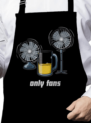 Only fans zástěra Black