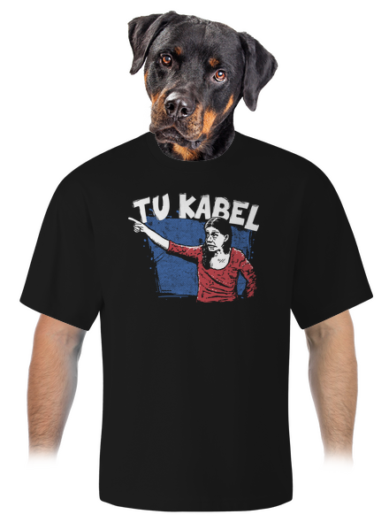 Tukabel unisex tričko oversized Black